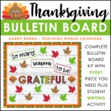 Thanksgiving Bulletin Board | Gratitude Activity