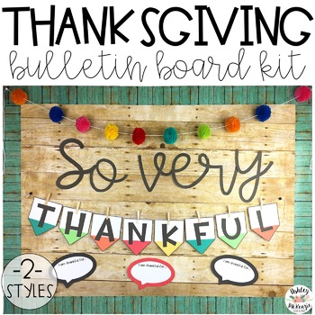 Preview of Thanksgiving Bulletin Board Kit