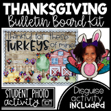 Thanksgiving Bulletin Board - Turkey in Disguise - Student