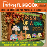Thanksgiving Bulletin Board Reading Activities Turkey Flip