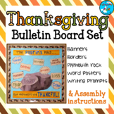 Thanksgiving Bulletin Board Set - Pilgrims - NOVEMBER B.B.
