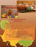 Thanksgiving Bulletin Board Writing Prompt