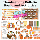 Thanksgiving Bulletin Board and Activities