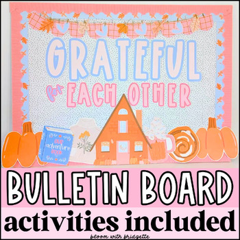 Preview of Thanksgiving Bulletin Board and Fall Student Activities
