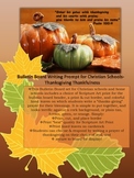 Thanksgiving Bulletin Board for Christian and Home Schools
