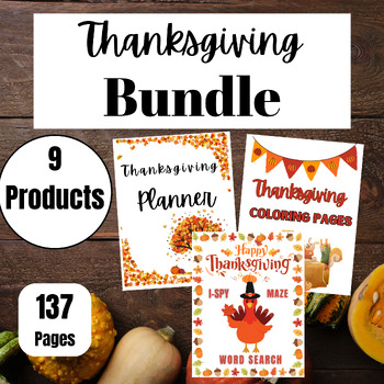 Preview of Thanksgiving Bundle