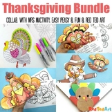 Thanksgiving Bundle - 3d Turkey Decor, Cootie Catcher, Boo