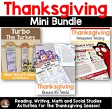 Thanksgiving Bundle: Social Studies, Writing, Reading, and