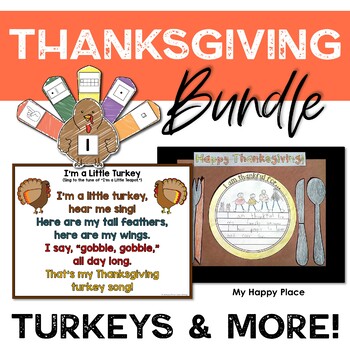 Preview of Thanksgiving Bundle - Turkeys and More