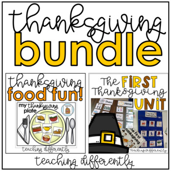 Preview of Thanksgiving Bundle for Autism and Special Education