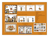 Thanksgiving Bundle-- Vocabulary,Concepts,Cariboo and Bingo