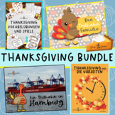 Thanksgiving Bundle for German Class, Reading Comprehensio