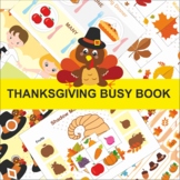 Thanksgiving Busy Book, Turkey Themed Busy Book, Thanksgiv