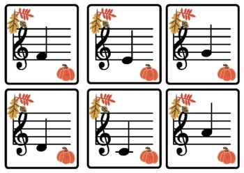 Preview of Thanksgiving C Major Position Flashcards