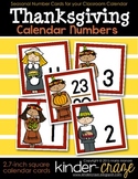 Thanksgiving Calendar Numbers
