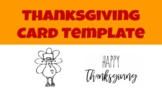 Thanksgiving Cards Template