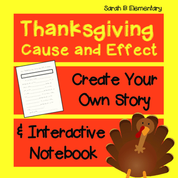 Preview of Thanksgiving Cause and Effect FREEBIE!