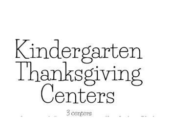 Preview of Thanksgiving Centers