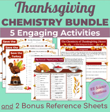 Thanksgiving Chemistry Bundle with Games, Mini Project, Re