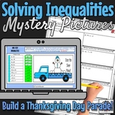 Thanksgiving/Christmas Parade - Inequalities Mystery Pictures