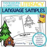 Thanksgiving & Christmas Speech Therapy Language Samples U