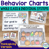 Thanksgiving Class Reward System with Token Boards Behavio