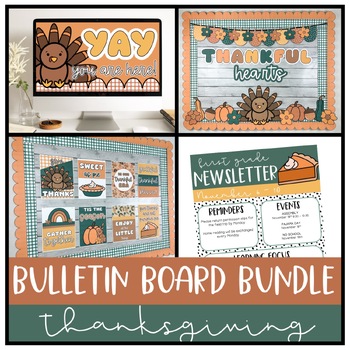 Preview of Thanksgiving Classroom Decor Bundle