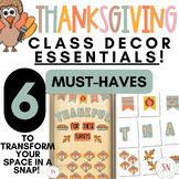 Thanksgiving Classroom Decor | Thanksgiving Door Decor | B