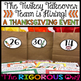 Thanksgiving Classroom Event - The Turkey Takeover Team is HIRING