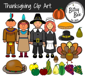 Preview of Thanksgiving Clip Art.