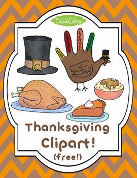 Preview of Thanksgiving Clip Art FREEBIE