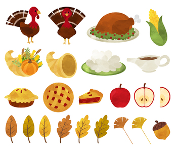 Thanksgiving Clipart by Mrs Wonder's Classroom | TpT
