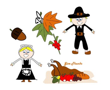 Preview of Thanksgiving Cliparts