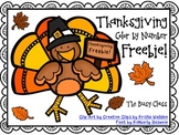Thanksgiving Color by Number Freebie!