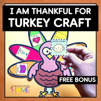 Thanksgiving Color by Number Math Worksheets+ Thankful Turkey Craft