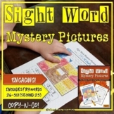 Thanksgiving Color by Sight Word Mystery Pictures