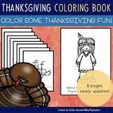 Thanksgiving Coloring Book & Coloring Pages