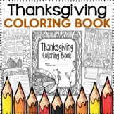 Thanksgiving Coloring Book | Thanksgiving Activity Book