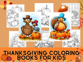 Thanksgiving Coloring Books for Kids