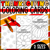 Thanksgiving Coloring Foldable Card