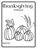 Thanksgiving Coloring Package
