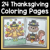 Thanksgiving Coloring Pages {24 Thanksgiving Coloring Shee