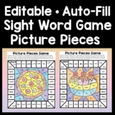 Editable Sight Word Coloring Game {6 Different Pictures wi