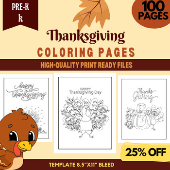 Preview of Thanksgiving Coloring Pages -turkey coloring page ,Fall Coloring sheet