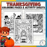 Thanksgiving Coloring Pages & Activity Sheets: Historical 