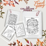 Thanksgiving Coloring Pages | Autumn Activity