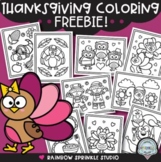 Thanksgiving Coloring Pages FREEBIE!