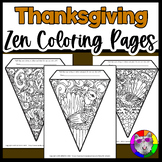 Thanksgiving Coloring Pages Pennant Banner, Coloring Sheets