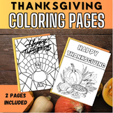 Thanksgiving Coloring Pages | Printable Mindfulness Activi