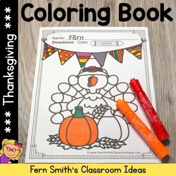 Preview of Thanksgiving Coloring Pages | Thanksgiving Coloring Book